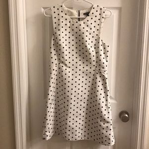 🖤 Black and white polka dot statement dress 👗